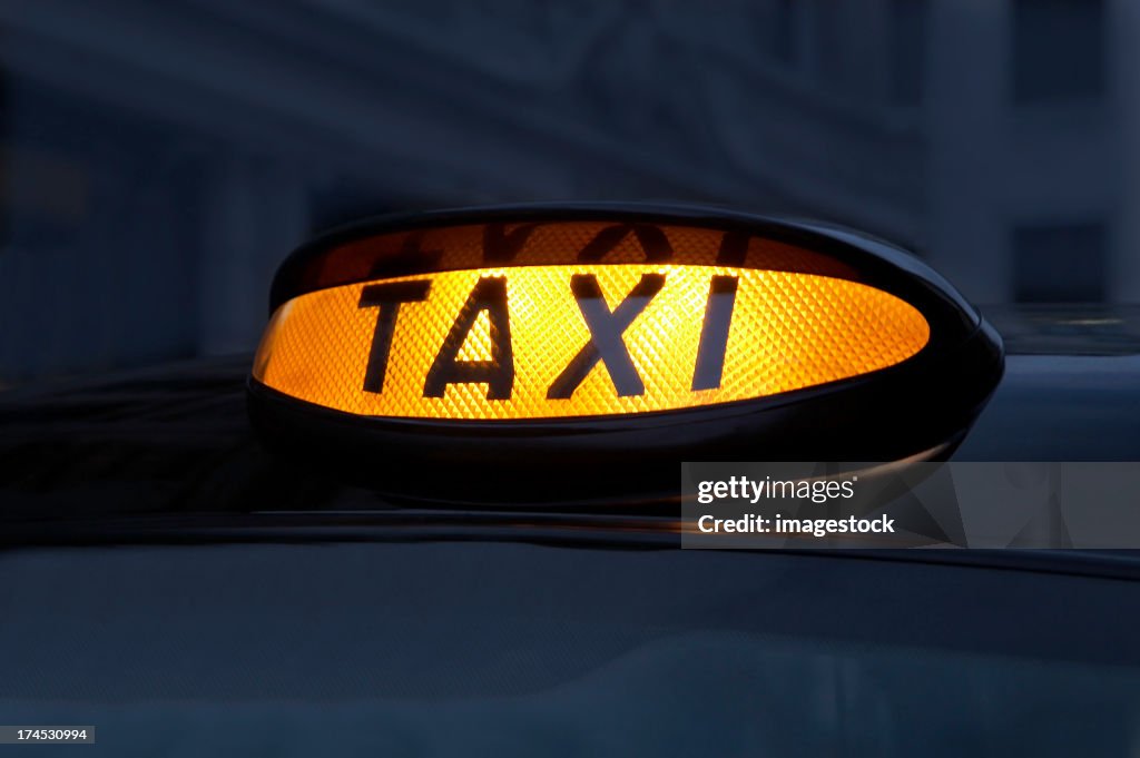 Enseigne de Taxi