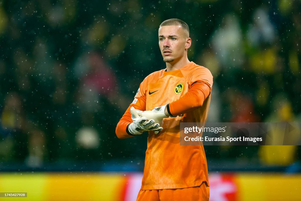 Marco Racioppi goalkeeper Anthony Racioppi of Young Boys during the UEFA Champions ...