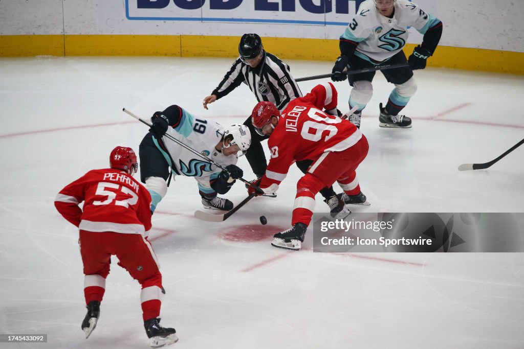 NHL: OCT 24 Kraken at Red Wings