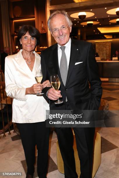 Helga Salzl, Robert Salzl during the Rosewood Munich grand opening on October 25, 2023 in Munich, Germany.