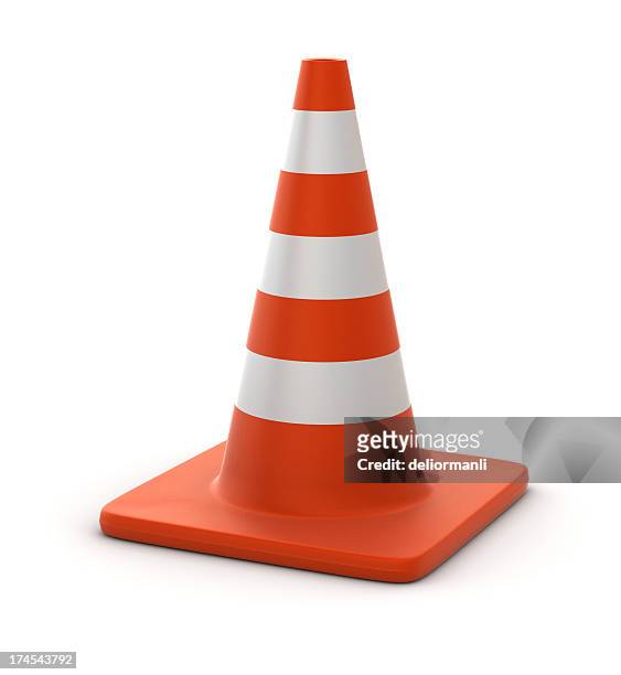 traffic cone - pylons stockfoto's en -beelden