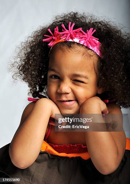 winking - small difference stock pictures, royalty-free photos & images