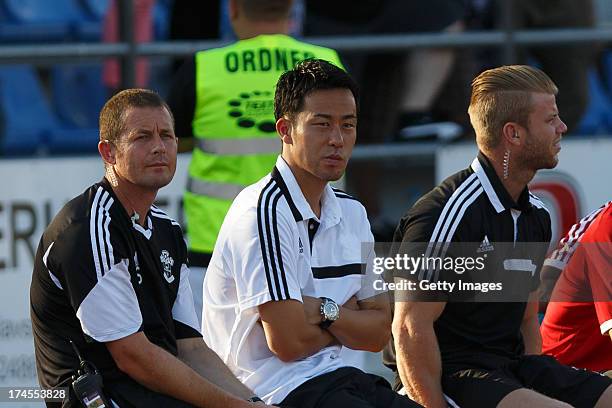 Maya Yoshida of Southampton seen during the pre-season friendly match between Southampton FC and Besiktas Istanbul at Stadion Villach on July 27,...