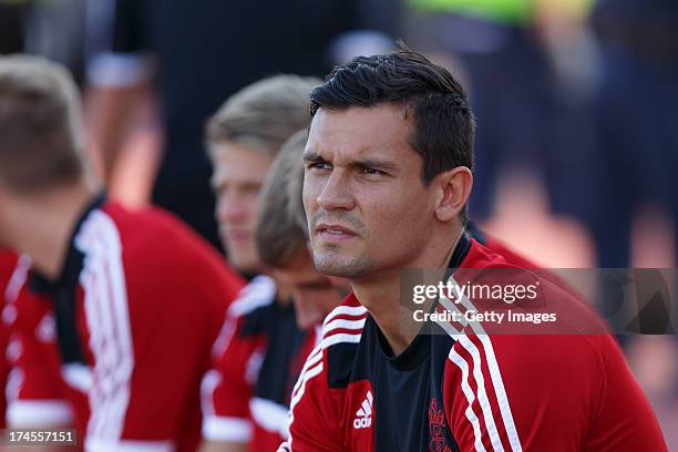 Dejan Lovren of Southampton seen during the pre-season friendly match between Southampton FC and Besiktas Istanbul at Stadion Villach on July 27,...