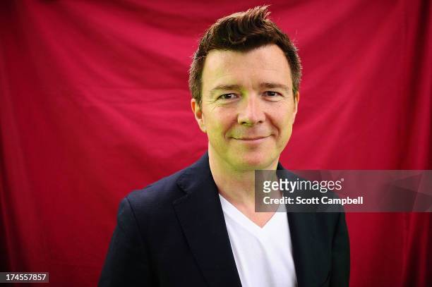Rick Astley poses for portraits on Day 2 of Rewind 80s Festival 2013 at Scone Palace on July 27, 2013 in Perth, Scotland.