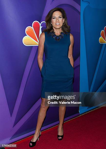 Michele Tafoya attends NBCUniversal's "2013 Summer TCA Tour" at The Beverly Hilton Hotel on July 27, 2013 in Beverly Hills, California.