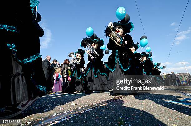 The great procession at "Basler Fasnet" is one of the most spectacular events, lots of fun and joy for everyone. Masked bands are playing the very...