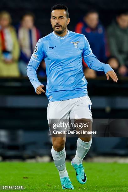 Pedro Rodriguez Ledesma of SS Lazio looks on during the UEFA Champions League match between Feyenoord and SS Lazio at Feyenoord Stadium on October...