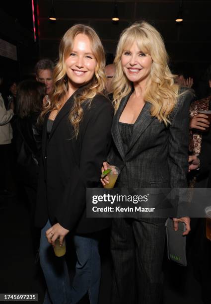 Sailor Brinkley Cook and Christie Brinkley attends The Rolling Stones surprise set in celebration of their new album “Hackney Diamonds” at Racket NYC...