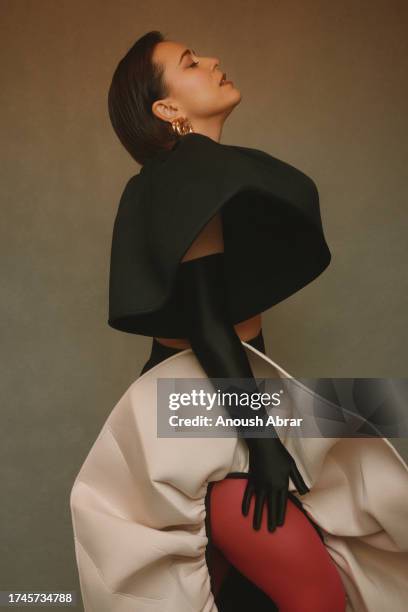 Singer Roberta Varella de Sá poses for a portrait shoot on July 7, 2023 in Montreux, Switzerland.