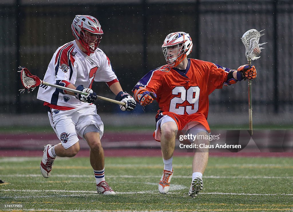 Scott Ratliff Scott Ratliff of the Boston Cannons plays against Kevin Cunningham of ...