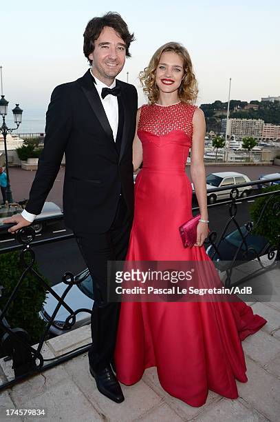 Antoine Arnault and Natalia Vodianova attend the cocktail at the 'Love Ball' hosted by Natalia Vodianova in support of The Naked Heart Foundation at...