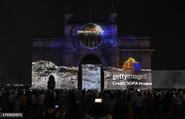 Hindustan Petroleum Corporation Limited and Chevron partner launch Caltex lubricants through laser show at Gateway of India in Mumbai.
