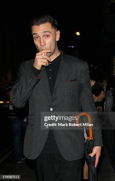 Reg Traviss at the Groucho club on July 27, 2013 in London, England.