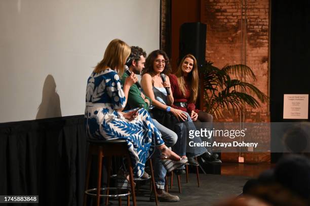 Elizabeth Banks, Alden Ehrenreich, Lisa Edelstein and Natalie Metzger attend the Los Angeles special screening of Alden Ehrenerich's "Shadow Brother...