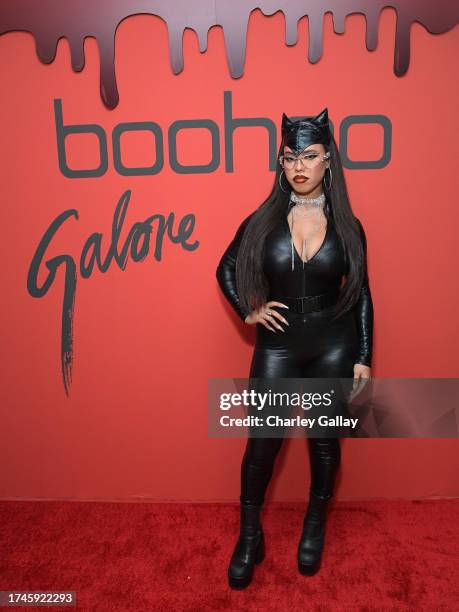 Asia Monet attends boohoo x Galore Magazine Halloween Party Hosted by India Love at boohoo on October 19, 2023 in Hollywood, California.