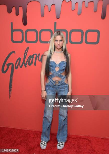 Dana Marie attends boohoo x Galore Magazine Halloween Party Hosted by India Love at boohoo on October 19, 2023 in Hollywood, California.