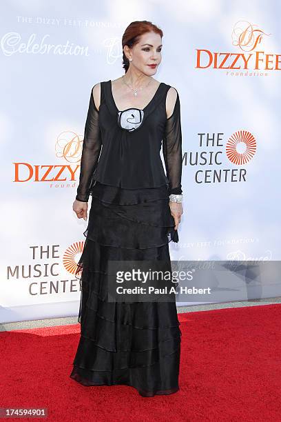 Priscilla Presley attends the 3rd Annual Dizzy Feet Foundation's Celebration Of Dance Gala at Dorothy Chandler Pavilion on July 27, 2013 in Los...