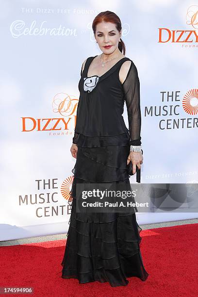 Priscilla Presley attends the 3rd Annual Dizzy Feet Foundation's Celebration Of Dance Gala at Dorothy Chandler Pavilion on July 27, 2013 in Los...