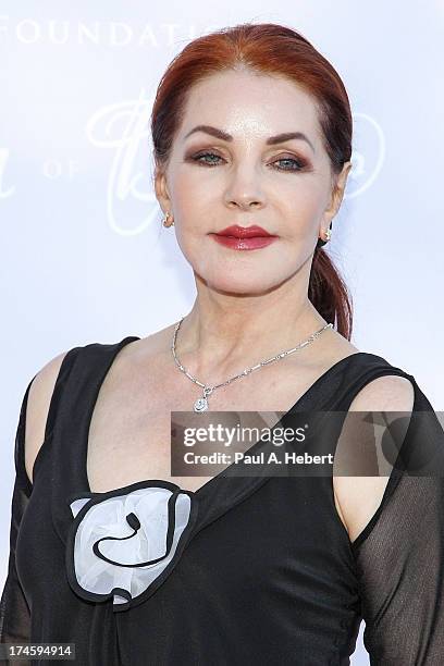 Priscilla Presley attends the 3rd Annual Dizzy Feet Foundation's Celebration Of Dance Gala at Dorothy Chandler Pavilion on July 27, 2013 in Los...