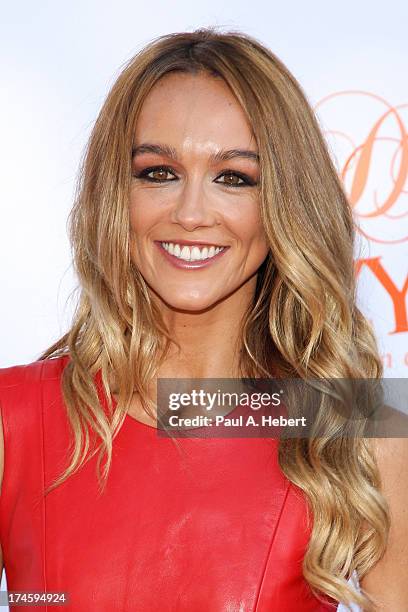 Sharni Vinson attends the 3rd Annual Dizzy Feet Foundation's Celebration Of Dance Gala at Dorothy Chandler Pavilion on July 27, 2013 in Los Angeles,...