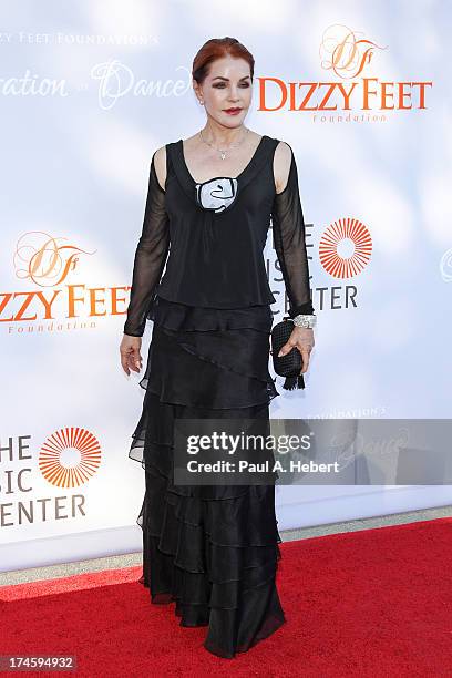 Priscilla Presley attends the 3rd Annual Dizzy Feet Foundation's Celebration Of Dance Gala at Dorothy Chandler Pavilion on July 27, 2013 in Los...