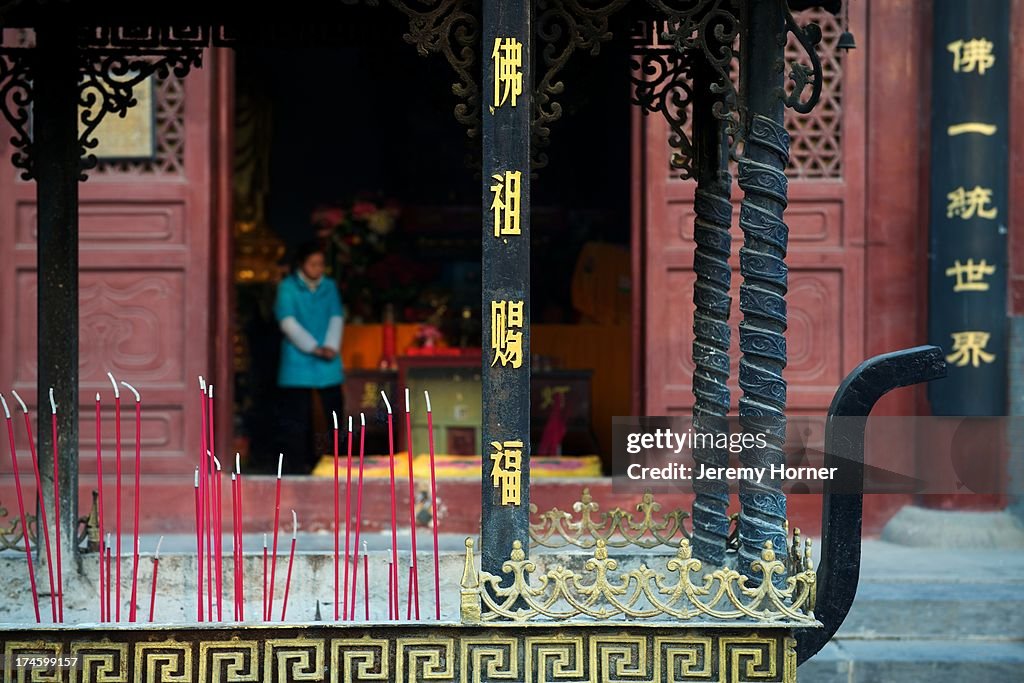 Yongtai Temple, opposite  Shaolin Temple, a Cha?n Buddhist...