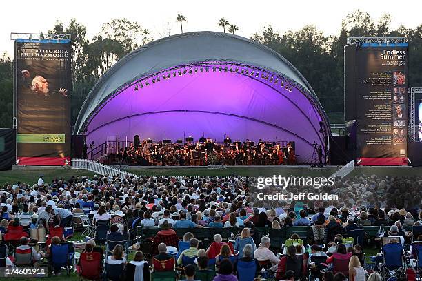 General view during the California Philharmonic Festival on the Green at Santa Anita Race Track on July 27, 2013 in Arcadia, California.