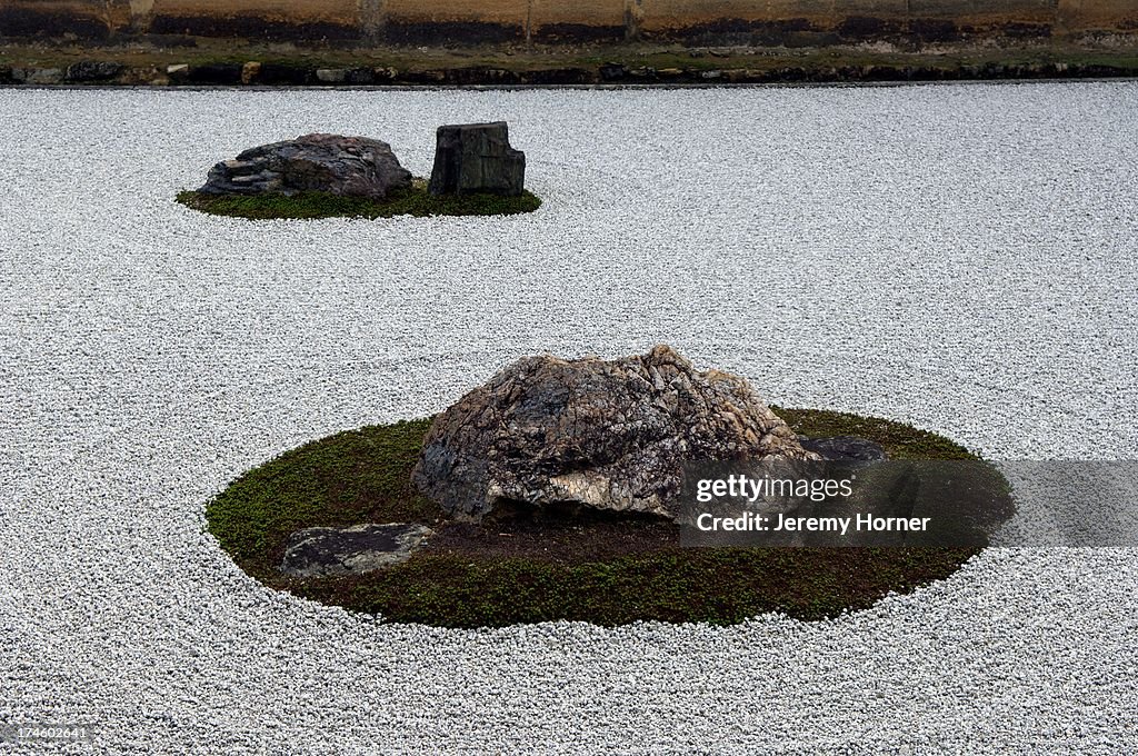 Ryoan Ji (The Temple of the Dragon at Peace)  Zen temple,...