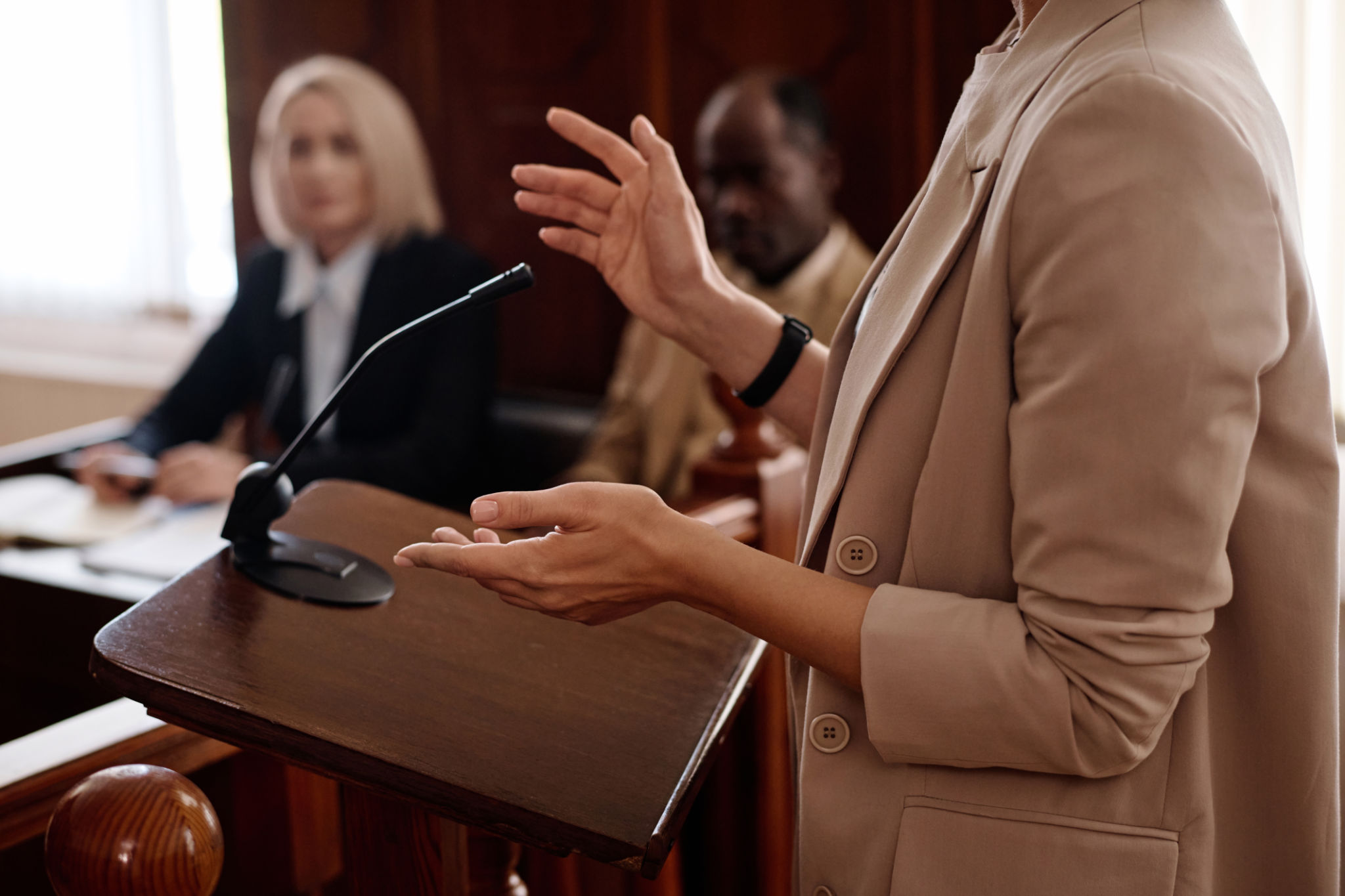 court hearing