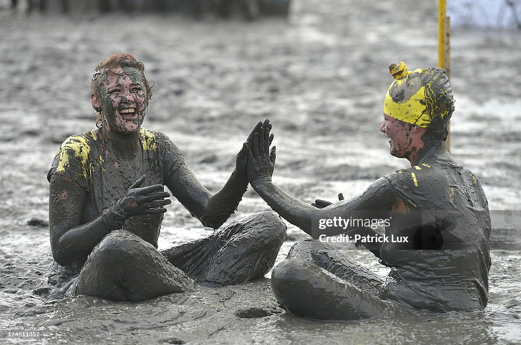 Mud Flats Olympics In North Germany