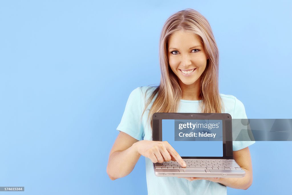 Blue Laptop