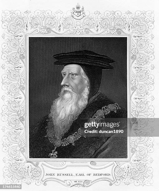 john russell earl of bedford - bedford pennsylvania stock illustrations