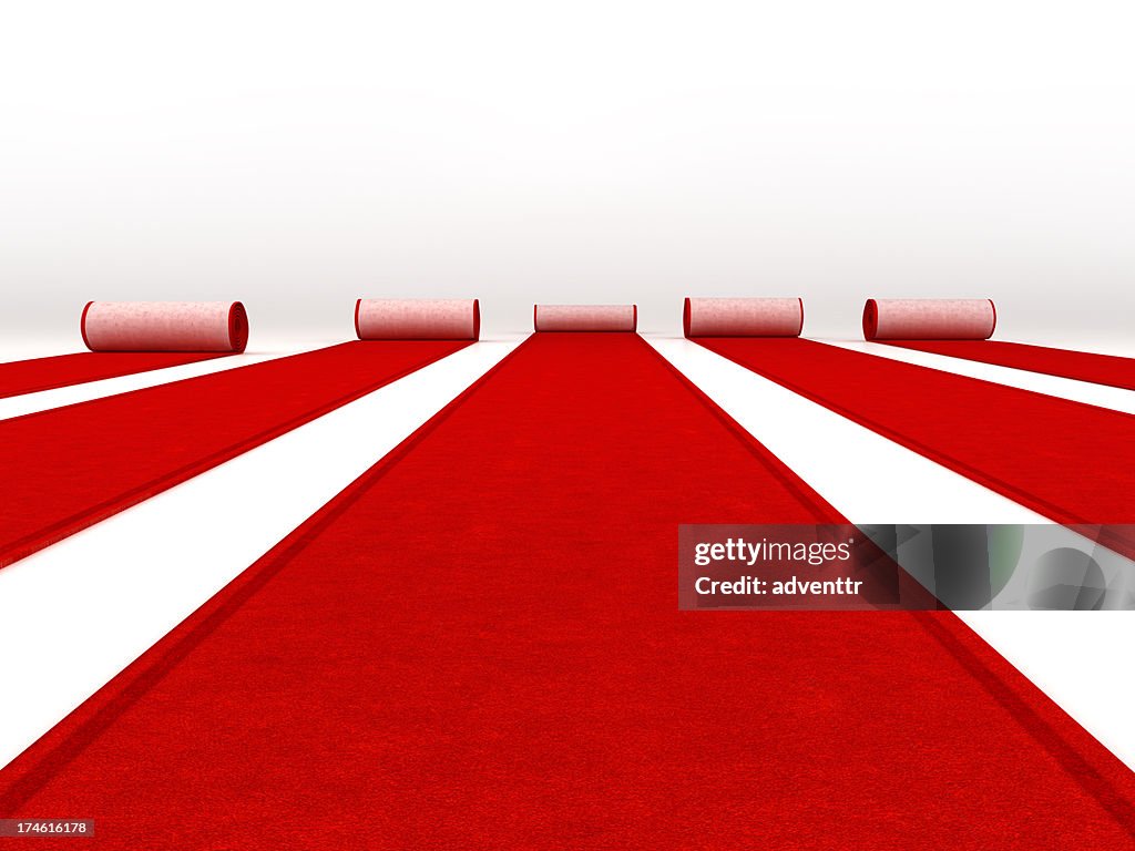 Red carpets rolling