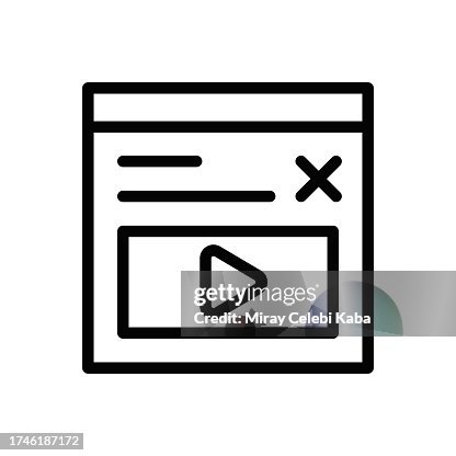 Website and Web Development Line Icon Website and Web Development Line Icon