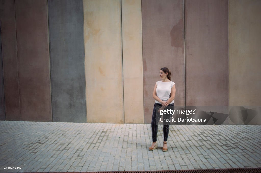 Executive woman in the city