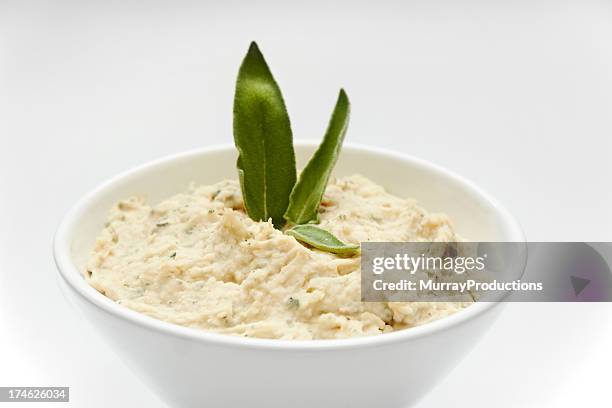 white bean dip - bean dip stock pictures, royalty-free photos & images