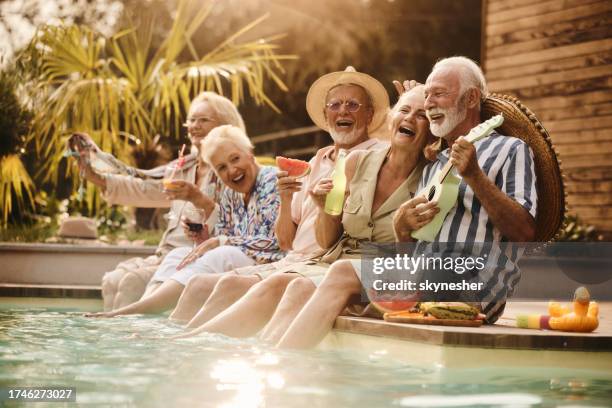 Senior Pool Fun 1,024 Seniors Pool Party Stock Photos, High-Res Pictures, and Images ...