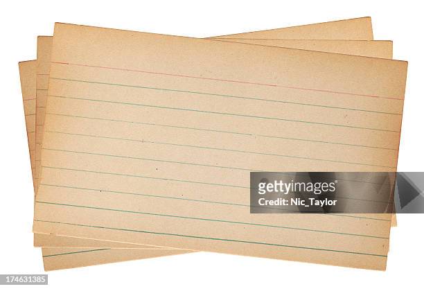 old note cards - index card stock pictures, royalty-free photos & images