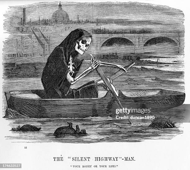 die stille highway mann - tod stock-grafiken, -clipart, -cartoons und -symbole