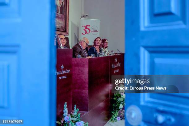 The President of the Audit Chamber of Andalusia, Carmen Nuñez, during her speech at the ceremony to commemorate the XXXV Anniversary of the Audit...