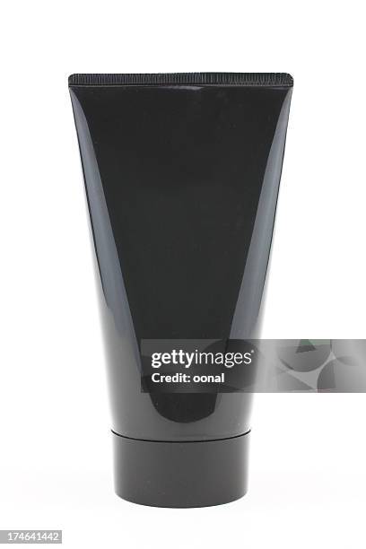 ブラックのチューブ - creme tube ストックフォトと画像
