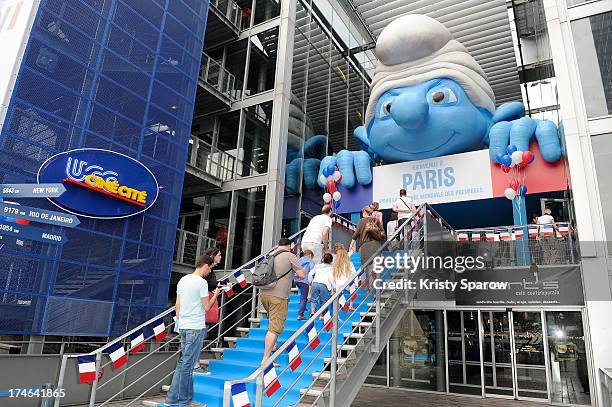 General view during the 'Smurfs 2' Paris Premiere at UGC Cine Cite Bercy on July 28, 2013 in Paris, France.