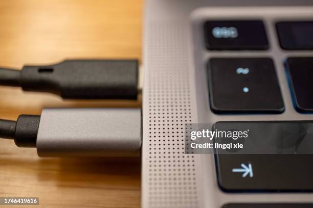 Usb Plugged Into Computer Front 3,056 Usb Cable Computer Stock Photos, High-Res Pictures, and Images ...