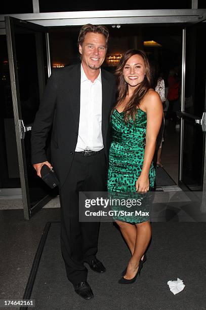 Greg Evigan and Briana Evigan as seen on July 27, 2013 in Los Angeles, California.