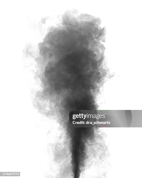black smoke - vapour trail stock pictures, royalty-free photos & images
