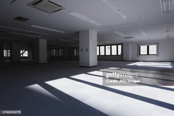 empty office - floor decal stock pictures, royalty-free photos & images