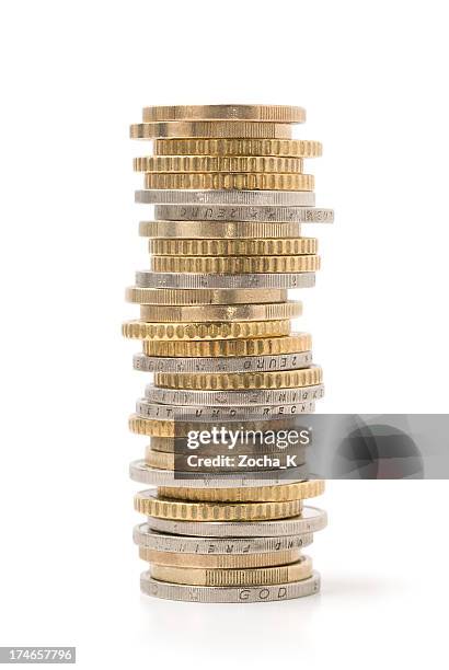 coins - heap stock pictures, royalty-free photos & images