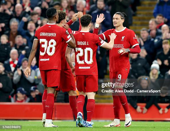 Liverpool v Toulouse: Group E - UEFA Europa League 2023/24 Liverpool v Toulouse: Group E - UEFA Europa League 2023/24
