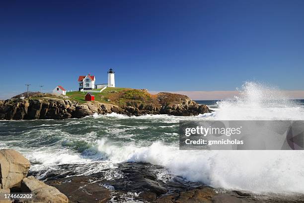 cape neddick maine - york maine stock pictures, royalty-free photos & images